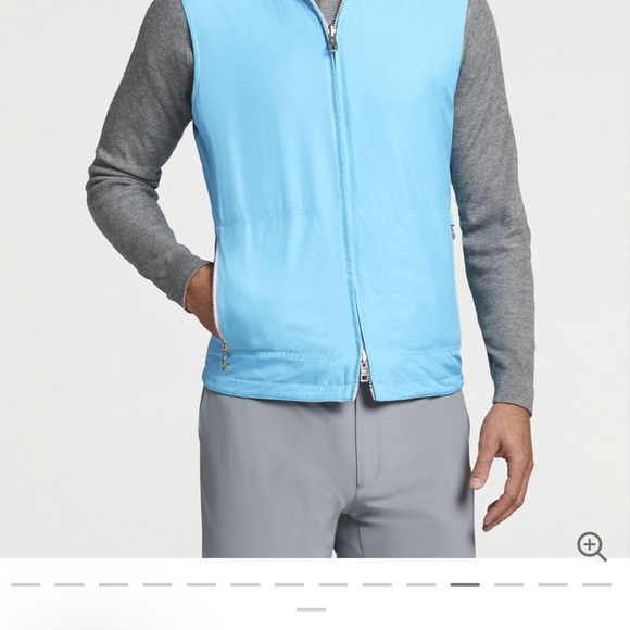 Peter Miller 
Thermal Block Reversible Gilet
Light Blue Sleeveless Vest - Picture 14 of 16